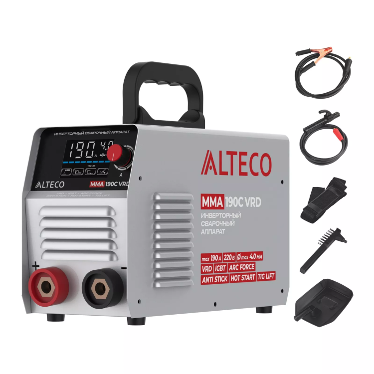 Инверторный сварочный аппарат ALTECO MMA 190C VRD 70221 купить в Челябинске