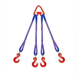 Строп текстильный четырехветвевой 4СТ 10 т L=5 м 5:1 Звено РТ-3