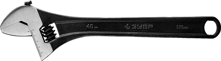 ЗУБР 375/40 мм, разводной ключ (27251-37) купить в Челябинске
