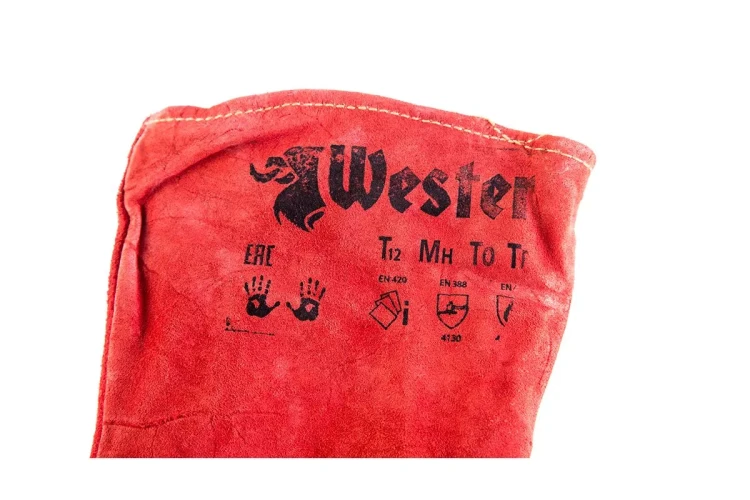 Пятипалые перчатки сварщика WESTER WG01 купить в Челябинске