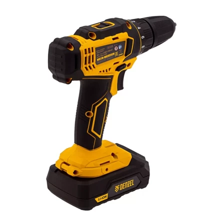 Дрель-шуруповерт аккумуляторная Denzel 26115, CDL-18-01CB, Li-Ion, 18 В, 1 аккумулятор купить в Челябинске