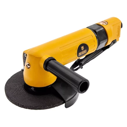 Пневматическая углошлифовальная машина Denzel 57477 AG125, 11000 об/мин, 125 мм, 186 л/мин купить в Челябинске