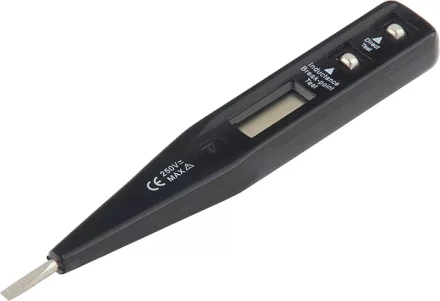 Тестер напряжения 12–220 В жидкокристаллический дисплей SPARTA 130805 купить в Челябинске