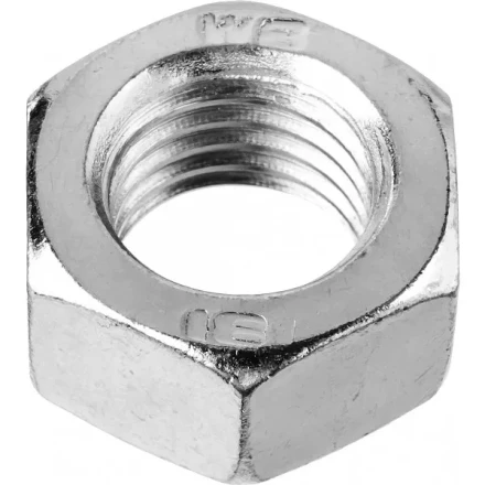 Гайка ЗУБР шестигранная DIN 934, класс прочности 8, оцинкованная,  M20, ТФ6, 1 шт. 4-303536-20 купить в Челябинске