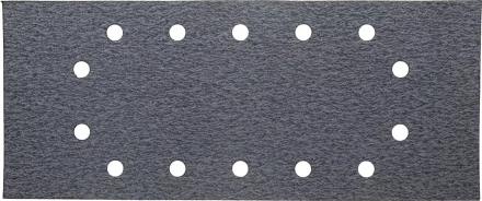 Лист шлиф. универсал. URAGAN с покрытием стеарата цинка, 14 отверстий по кругу, для ПШМ, P80, 115х280мм, 50шт 907-23104-080-50 купить в Челябинске