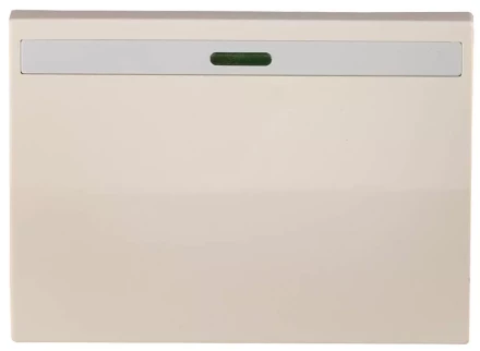 Выключатель СВЕТОЗАР &quot;ЭФФЕКТ&quot; проходной, с эффектом свечения, одноклавишный, без вставки и рамки, бежевый, 10A/~250B SV-54438-B купить в Челябинске