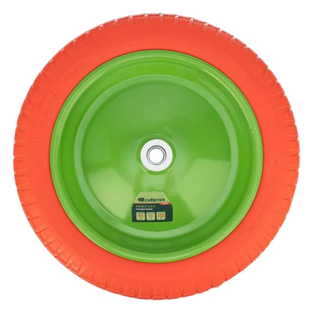 Колесо полиуретановое Сибртех 3.00-8, длина оси 90 мм, подшипник 16 мм, 689755 купить в Челябинске