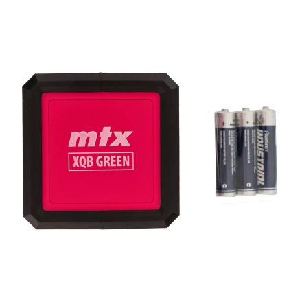 Лазерный уровень MTX XQB GREEN Basic SET, 20 м, зеленый луч, батарейки, резьба 1/4&quot; 35019 купить в Челябинске