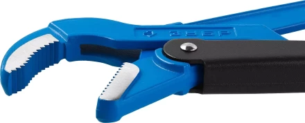 Ключ трубный рычажный ЗУБР &quot;ПРОФЕССИОНАЛ&quot;, изогнутые губки, цельнокованый, Сr-V, № 3,  2&quot; 27337-3_z01 купить в Челябинске