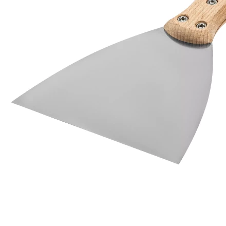 Шпательная лопатка из нержавеющей стали Matrix, 120 мм, буковая рукоятка, EFP 85618 купить в Челябинске