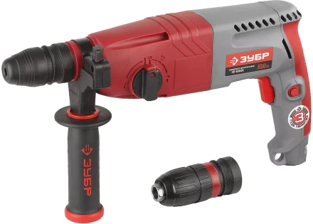Перфоратор ЗУБР, SDS-plus, БЗП , 650 Вт, кейс ЗП-650ЭК купить в Челябинске