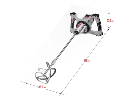 Миксер строительный 2 скорости МР-1600-2 серия МАСТЕР купить в Челябинске