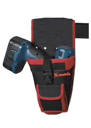 Кобура для шуруповерта с карманом для бит и сверл MATRIX 90243 купить в Челябинске