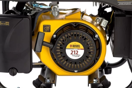 Генератор инверторный GT-2500iF, 2.5 кВт, 230 В, бак 5 л, открытый корпус, ручной старт Denzel 94704 купить в Челябинске