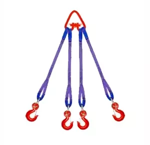Строп текстильный четырехветвевой 4СТ 16 т  L=6 м  5:1 Звено РТ-3 купить в Челябинске