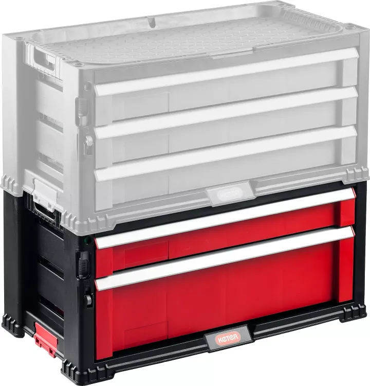 Ящик с 2 выдвижными полками "DRAWER-2", 22" KETER 38382-2 купить в Челябинске