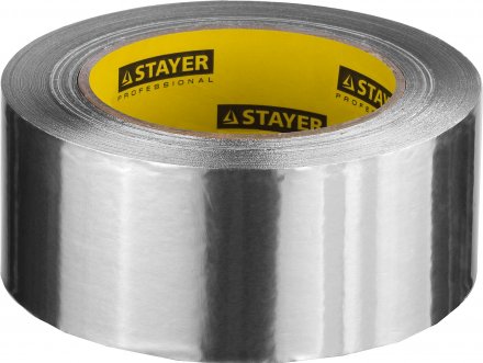 Алюминиевая лента, STAYER Professional 12268-75-50, до 120°С, 50мкм, 75мм х 50м 12268-75-50 купить в Челябинске