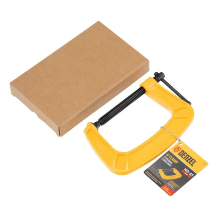 Струбцина G-образная Denzel, усиленная, 100 мм, 20643 купить в Челябинске