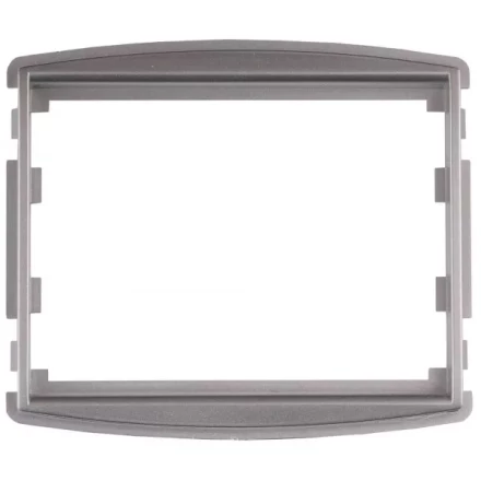 Вставка СВЕТОЗАР &quot;ЭФФЕКТ&quot; декоративная, цвет светло-серый металлик, одинарная SV-54466-SM купить в Челябинске