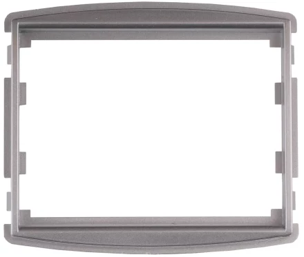 Вставка СВЕТОЗАР &quot;ЭФФЕКТ&quot; декоративная, цвет светло-серый металлик, одинарная SV-54466-SM купить в Челябинске