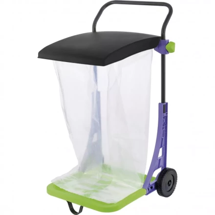 Тележка под мусорные пакеты с крышкой 1 пакет в комплекте Palisad 68933 купить в Челябинске