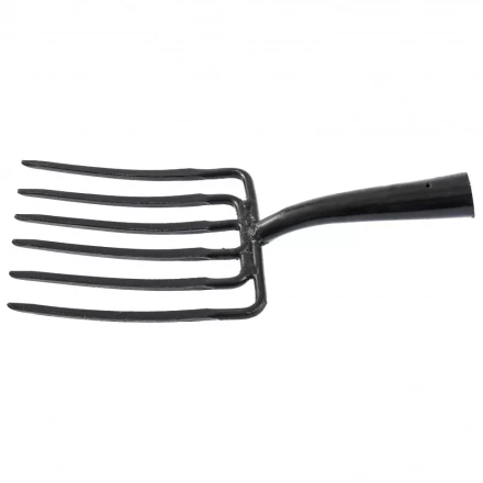 Вилы копальные шестирогие 195 х 220 мм удлиненная тулейка без черенка Россия 63839 купить в Челябинске