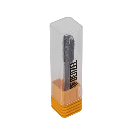 Борфреза по металлу твердосплавная, цилиндрическая закругленная, тип-С, 10 мм// Denzel 72017 купить в Челябинске