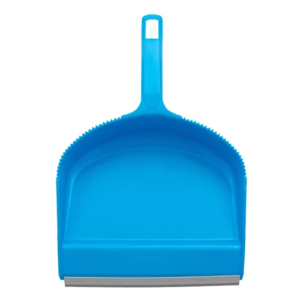 Набор: совок с кромкой 330 x 225 мм и щетка-сметка 285 мм, голубой, Home Palisad 933105 купить в Челябинске