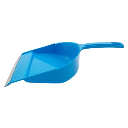 Набор: совок с кромкой 330 x 225 мм и щетка-сметка 285 мм, голубой, Home Palisad 933105 купить в Челябинске