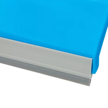 Набор: совок с кромкой 330 x 225 мм и щетка-сметка 285 мм, голубой, Home Palisad 933105 купить в Челябинске