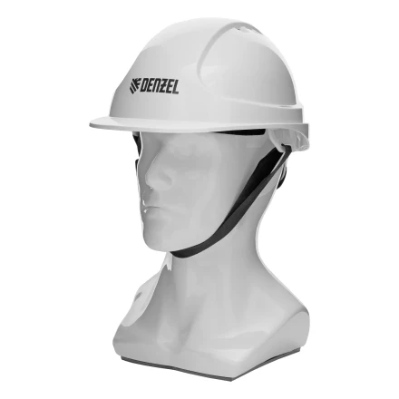 Каска защитная ударопрочная Denzel 89204, ABS/PC, плавная регулировка, модель «Форвард» (К-05),белая купить в Челябинске