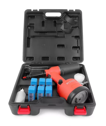 Пневматический резьбовой заклепочник MESSER RL-5312K с комплектом для установки заклепок М3. М4, М5, М6, М8, М10. М12 купить в Челябинске