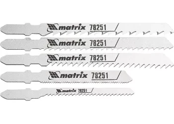 Набор полотен для электролобзика универсальный 5шт MATRIX Professional 78251 купить в Челябинске