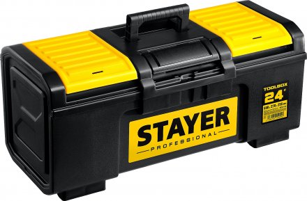 Ящик для инструмента &quot;TOOLBOX-24&quot; пластиковый, STAYER Professional 38167-24 купить в Челябинске