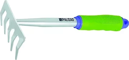 Грабли 5-зубые 110x280 мм обрез. рукоятка может использ. в сборе с ручкой 63016 63017  PALISAD 63003 купить в Челябинске