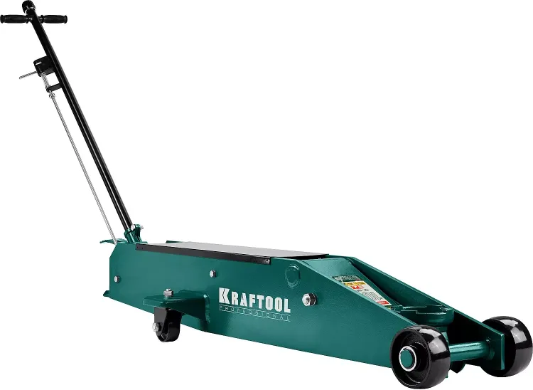 Домкрат гидравлический подкатной "High-Lift", удлиненный, 10т, 160-560мм, KRAFTOOL 43455-10 43455-10 купить в Челябинске