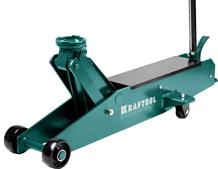 Домкрат гидравлический подкатной "High-Lift", удлиненный, 10т, 160-560мм, KRAFTOOL 43455-10 43455-10 купить в Челябинске