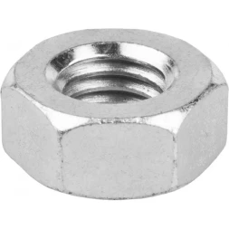 Гайка ЗУБР "МАСТЕР" шестигранная ГОСТ 5927-70, класс прочности 6, оцинкованная, M10, 5кг 303550-10