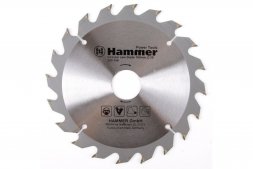 Диск пильный твердосплавный HAMMER Ф165х30мм 20зуб.