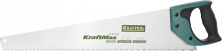 Ножовка для быстрого реза &quot;KraftMax-7&quot; 7 TPI, 500 мм, прямой крупный зуб, рез поперек волокон, для крупных и средних заготовок, KRAFTOOL 15224-55 купить в Челябинске