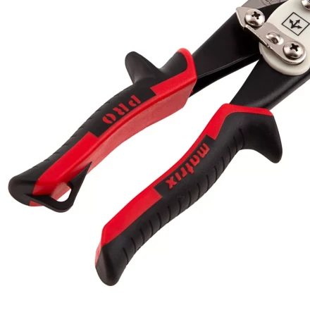 Ножницы по металлу Matrix 78328, удлиненные, 290 мм, прямой рез, CrMo, двухкомпонентные обрезиненные рукоятки, PRO купить в Челябинске