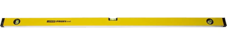 Уровень STAYER "PROFI" "PROFILevel" коробчатый усиленный, фрезерованный, 3 противоударных ампулы, 120см 3466-120 купить в Челябинске