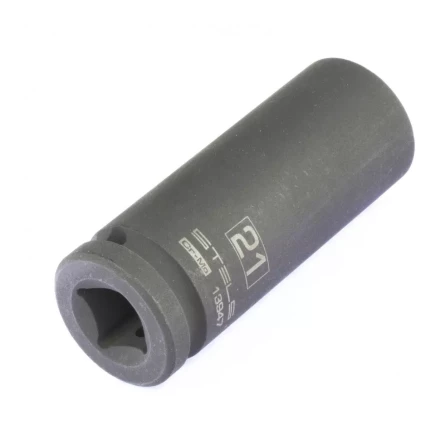 Головка ударная удлиненная шестигранная 21мм 1/2&quot; CrMo Stels 13947 купить в Челябинске