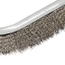 Щетка металлическая с пластмассовой ручкой, нержавеющая проволока Denzel 748287 купить в Челябинске