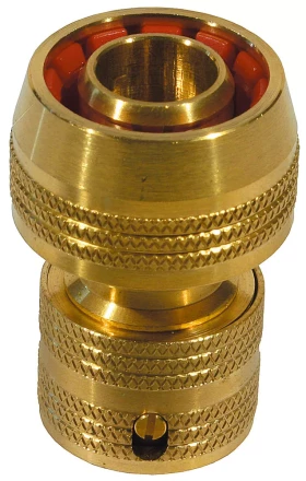 Соединитель RACO &quot;Profi&quot; (шланг-насадка) латунный с автостопом, 3/4&quot; 4246-55006B купить в Челябинске