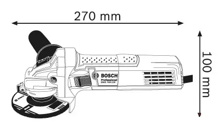 УШМ BOSCH GWS 750-115 (0.601.394.0R0) купить в Челябинске