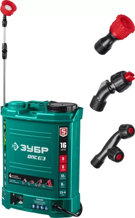 ЗУБР 16 л, аккумуляторный опрыскиватель (ОПС-16) купить в Челябинске