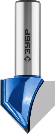 ЗУБР 25.4 x 25 мм, угол 90° мм, фреза пазовая галтельная V-образная, Профессионал (28752-25.4) купить в Челябинске