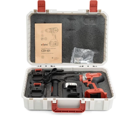 Аккумуляторная ударная дрель-шуруповерт ESPIRA CDI-i01 411053 купить в Челябинске