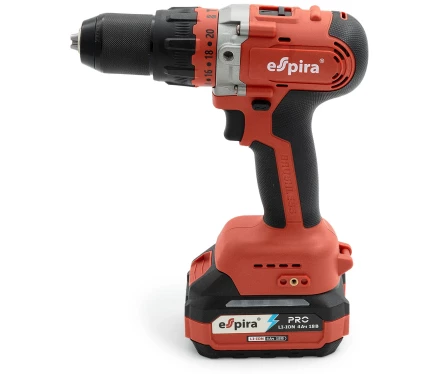 Аккумуляторная ударная дрель-шуруповерт ESPIRA CDI-i01 411053 купить в Челябинске